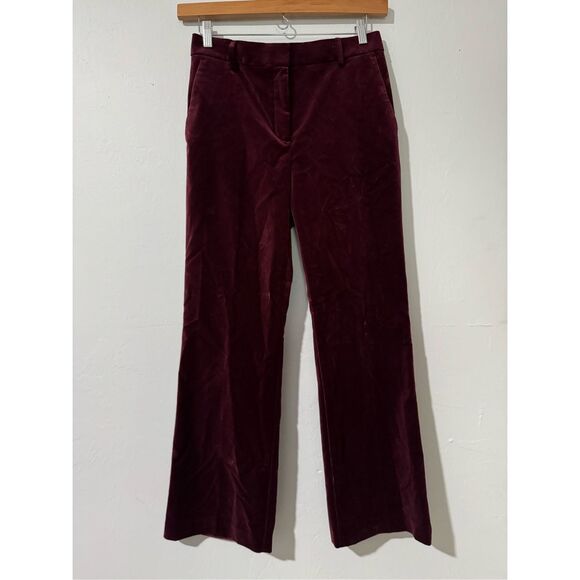 Ann Taylor NWT The Jayne velvet trouser pants 8 - Picture 2 of 9